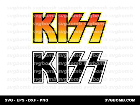 Kiss Logo SVG, Band Rock Vector Logo | svgbomb