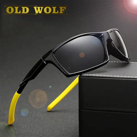 Old Wolf 2017 New Polarized Sun Glasses Male Top Quality Men Sunglasses