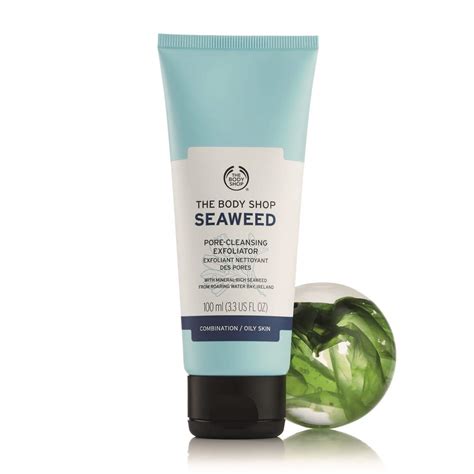 The Body Shop Seaweed Pore-Cleansing Exfoliator-100ml | Natural Oil Bar