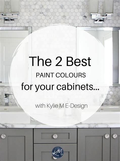 The Best White And Gray Paint Colors For Kitchen Cabinets Or Bathroom