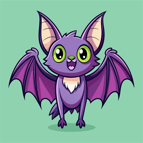 Premium Vector Cartoon Bat Vector For Digital Downloads