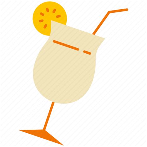 Orange Juice Cocktail Beverage Glass Icon Download On Iconfinder