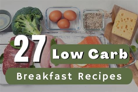 27 Easy Low Carb Breakfast Recipes