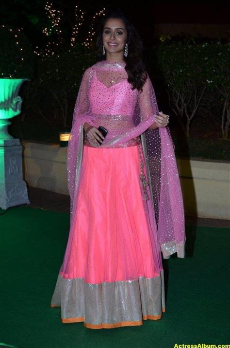 Shraddha Kapoor Hot Photos At Wedding Reception In Pink Dress - Actress Album