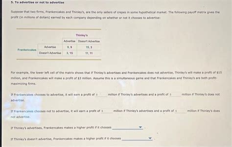 Solved Suppose That Two Firms Frankencakes And Thinley S Chegg