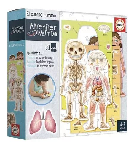 Puzzle Infantil Cuerpo Humano Aprender Educa Ludiko Cuotas Sin Inter S