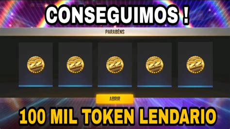 Urgente Garena Vai Liberar Mais Token Lendario Pegue Os K De Dima