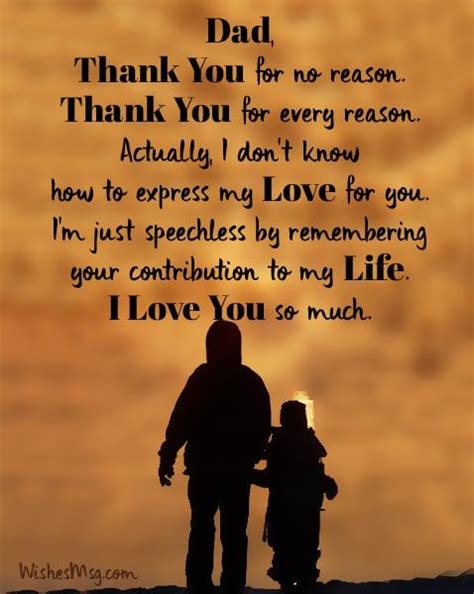 Thank You Messages For Dad Heartfelt Words Of Gratitude Wishesmsg Best Dad Quotes Dad