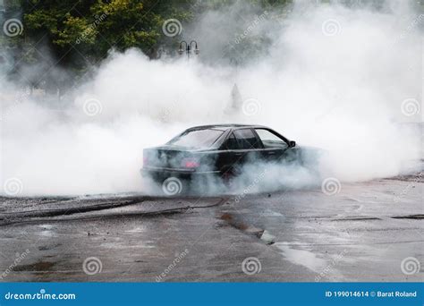 Drifting Tires In Smoke Editorial Image | CartoonDealer.com #86121676