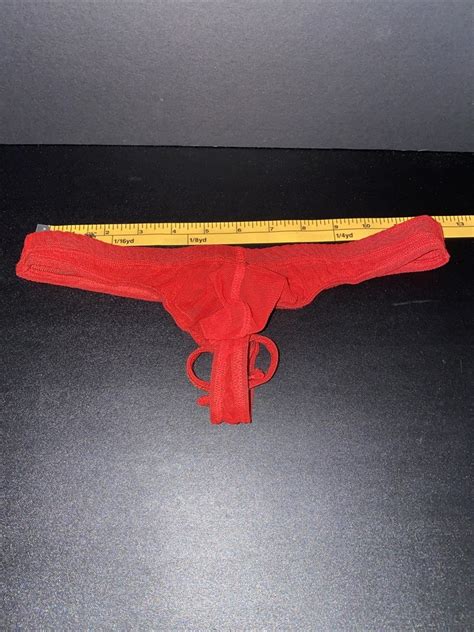 Mens Maverick Style Not N2N Mesh C Ring Bulge Pouch Swim Thong Bikini Size Small EBay