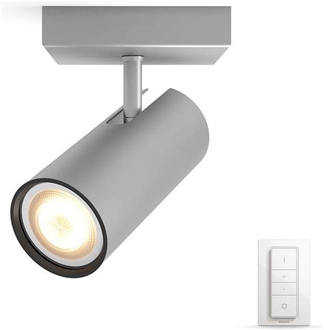 Philips Hue Buratto Opbouwspot 1 Lichtpunt Aluminium Incl Dim