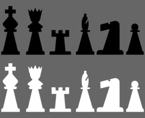 2D Chess set - Pieces 1 Free Vector Download | FreeImages