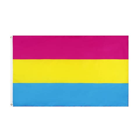 Flaglink Pansexual Flag 3x5fts Lgbt Pansexuality Omnisexuality Pride Banner