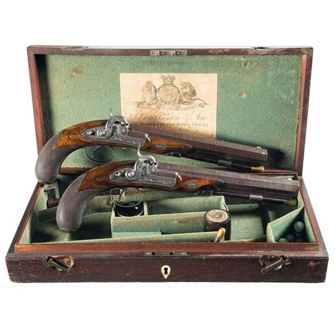 John Manton And Son Set Of Percussion Dueling Pistols At 1stdibs