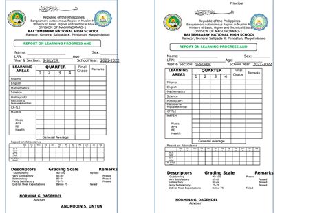 Card Mbhte Republic Of The Philippines Bangsamoro Autonomous Region