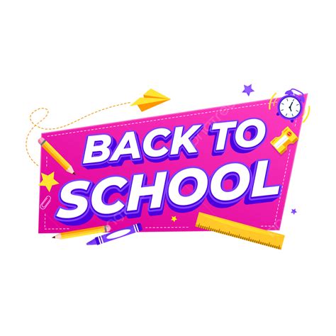 Back To Schools Vector Hd Images Back To School Back To School Png