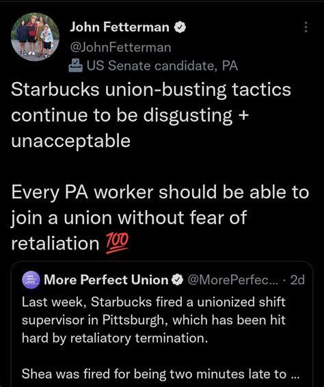 Based US Senate candidate John Fetterman : r/WorkReform