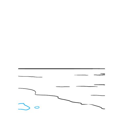 How To Draw An Ocean Really Easy Drawing Tutorial