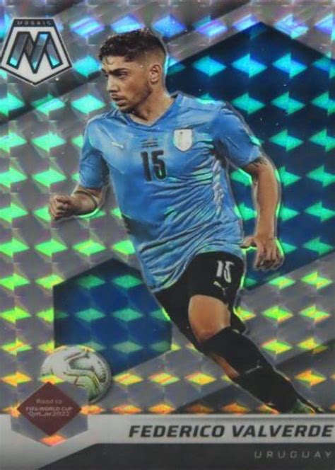 Federico Valverde 2021 Mosaic Road To FIFA World Cup 122 Silver Price