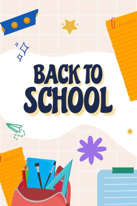 Back To School Template Postermywall