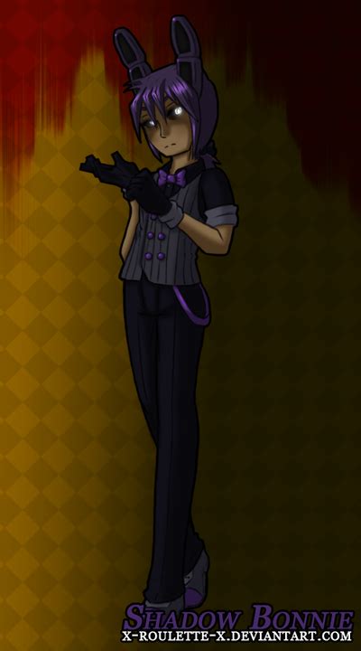 Fnaf Humanshadow Bonnie By X Roulette X On Deviantart Five Nights At