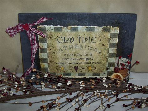 Primitive Wooden Signs | Laura Lynn Rhodes Blog