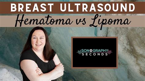 Breast Ultrasound Hematoma Vs Lipoma On Ultrasound Youtube