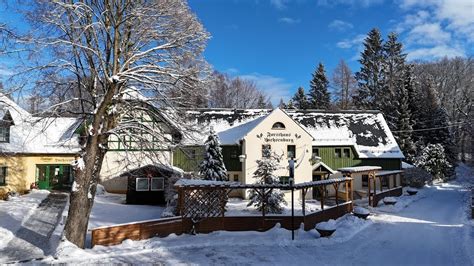 Winterimpressionen Vom Restaurant Und Hotel Forsthaus Luchsenburg In