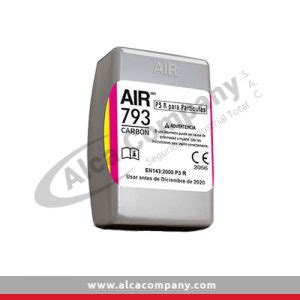 Filtro para partículas y gases molestos P3 R F700CP3 AIR SAFETY ALCA