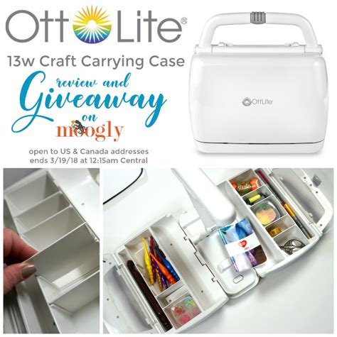 Ottlite 13w Craft Carrying Case Giveaway Moogly