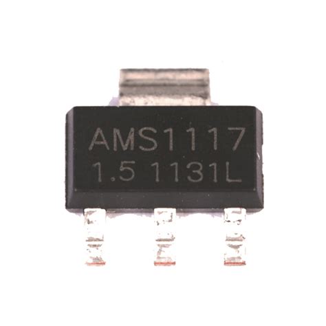 LM1117 1 5V SOT 223 AMS Componente para Reparo de Centrais Eletrônica