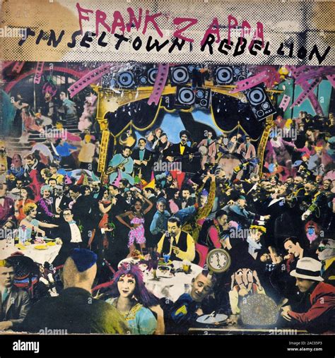 FRANK ZAPPA - Tinseltown Rebellion - Vintage vinyl album cover Stock ...