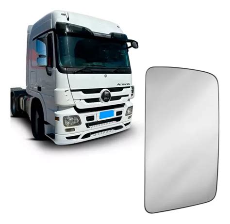 Lente Vidro Principal Retrovisor C Desembaçador Mb Actros Ld Frete grátis