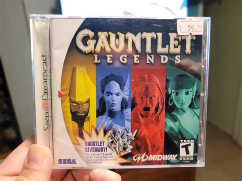 Gauntlet Legends Item Box And Manual Sega Dreamcast