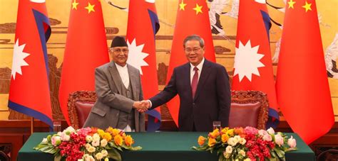 Nepal And China Sign Nine Key Agreements Bri Discussions Omitted