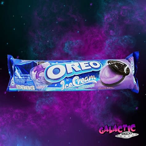 Oreo Blueberry Ice Cream 124g Indonesia In 2022 Blueberry Ice Cream Oreo Limited Edition