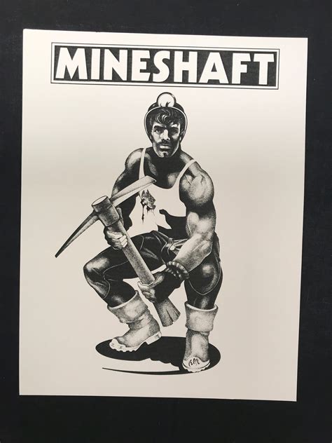 Rare Mineshaft Gay Bar Print Nyc New York City X Art By Rex Etsy