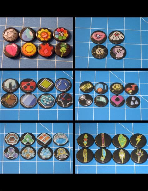 All Pokemon Gym Badges