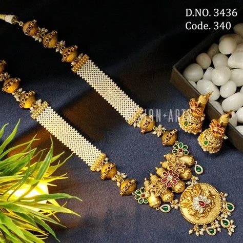 Brass Fusion Arts Traditional Kundan Pendant Set At Rs 1700 Set In Mumbai