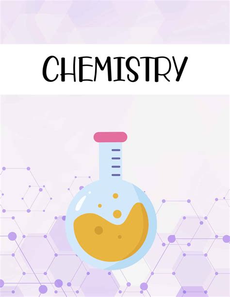 Printable Chemistry Binder Covers My Printable Home