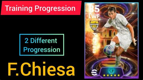 Show Time F Chiesa Efootball Max Training Progression Of Blitz