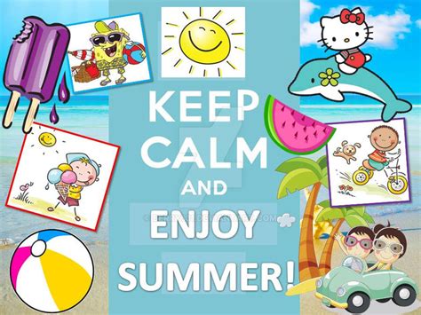 Keep Calm And Enjoy Summer By Berry331 On Deviantart