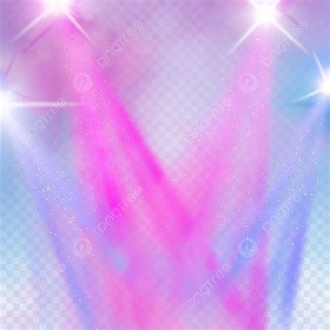 Shiny Light Effect Hd Transparent Pink And Purple Shiny Glitter