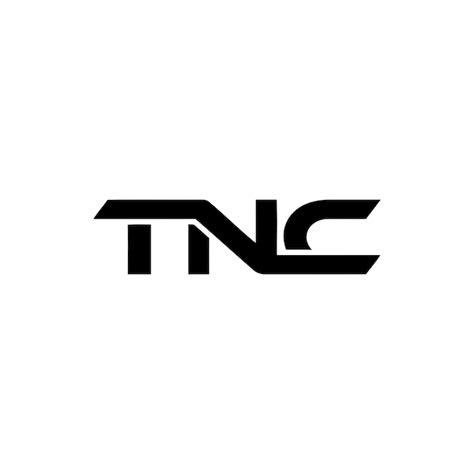 Premium Vector | Tnc logo design