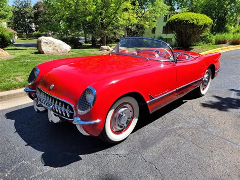 1954 Chevrolet Corvette 235CI Blue Flame I6 – Muscle Vintage Cars