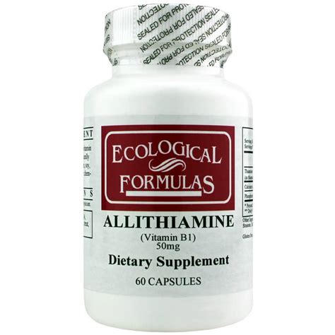 Allithiamine | 60 Capsules | Ecological Formulas | Supplement Hub UK