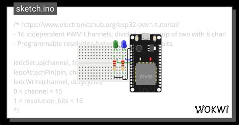 Pwm Wokwi Esp32 Stm32 Arduino Simulator