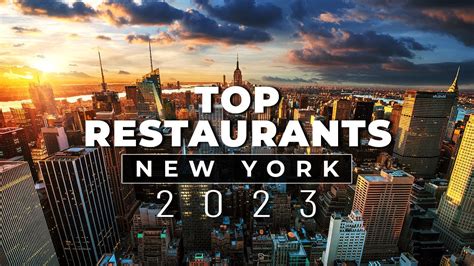 Top 8 Best Restaurants In New York City Best Restaurants In Nyc Youtube