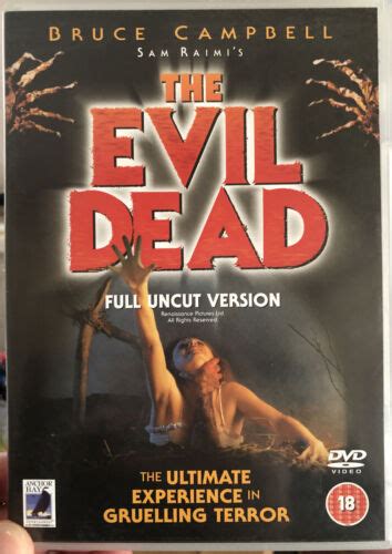 The Evil Dead Dvd 1982 Original Video Nasty Cult Horror Uncut Classic