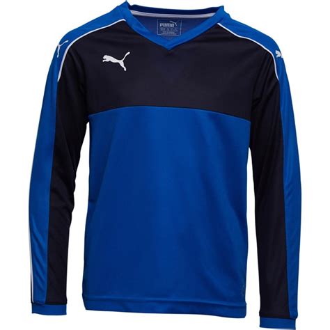 Buy Puma Junior Boys Accuracy Long Sleeve Football Jersey Royalwhite